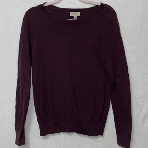 Loft, size small, maroon sweater